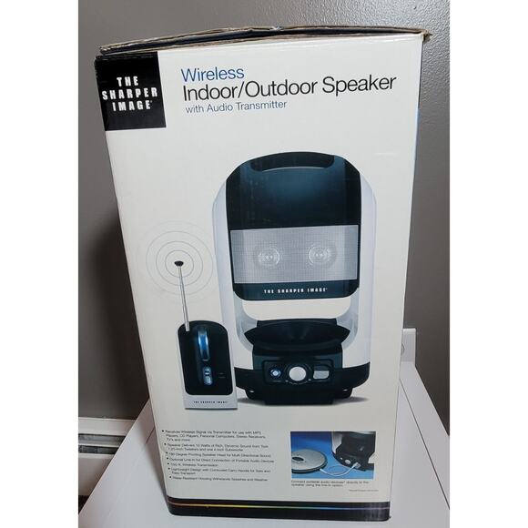The Sharper Image Wireless Indoor/Outdoor Speaker LP 115BMS - Picture 4 of 5